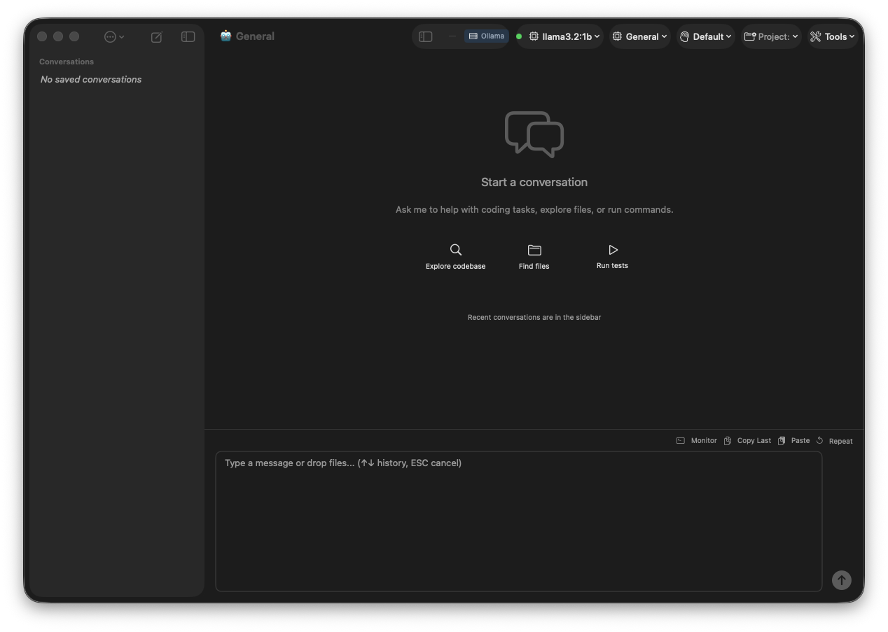 Eldric Main Interface